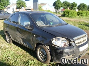 Битый автомобиль Chevrolet Aveo